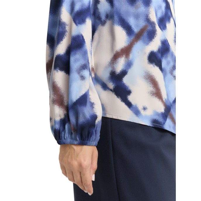 Tom Tailor blouse print Blauw